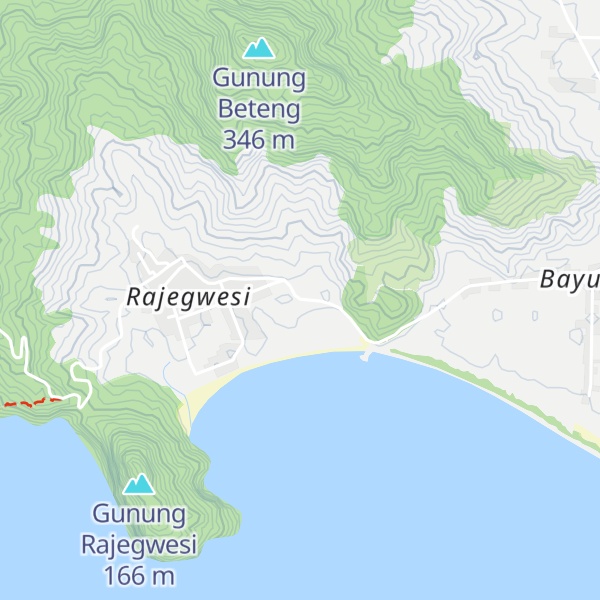 Map of Resort Rajegwesi