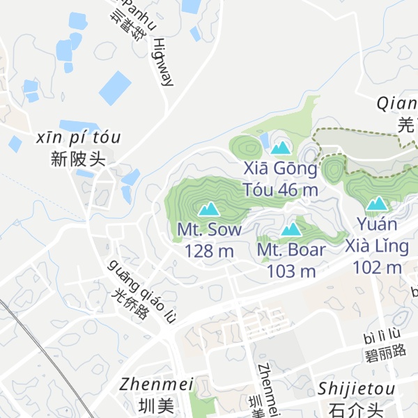 Map of Mt. Sow