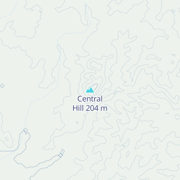 Map of Central Hill