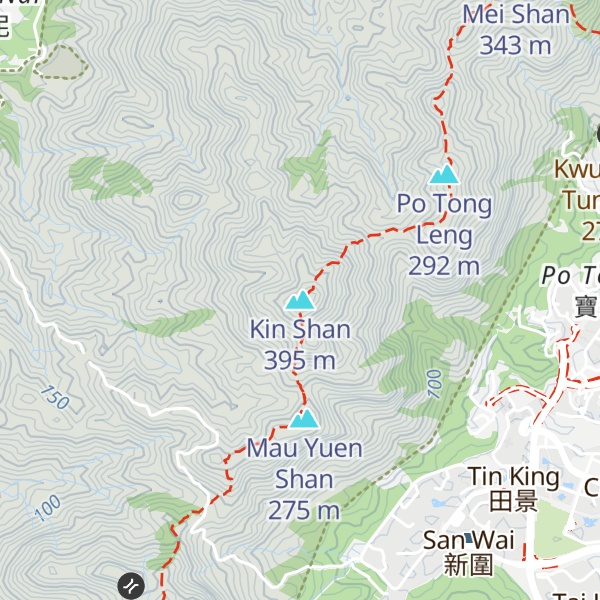 Map of Kin Shan