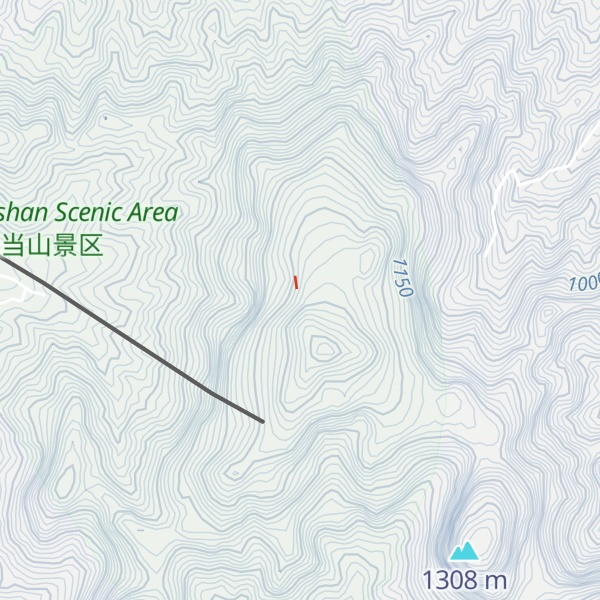Map of Běi Wǔdāngshān