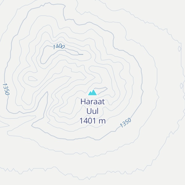 Map of Haraat Uul