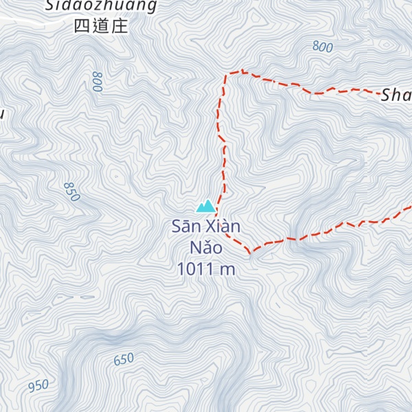 Map of Sān Xiàn Nǎo