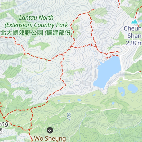 Map of Wong Chuk Long Shan
