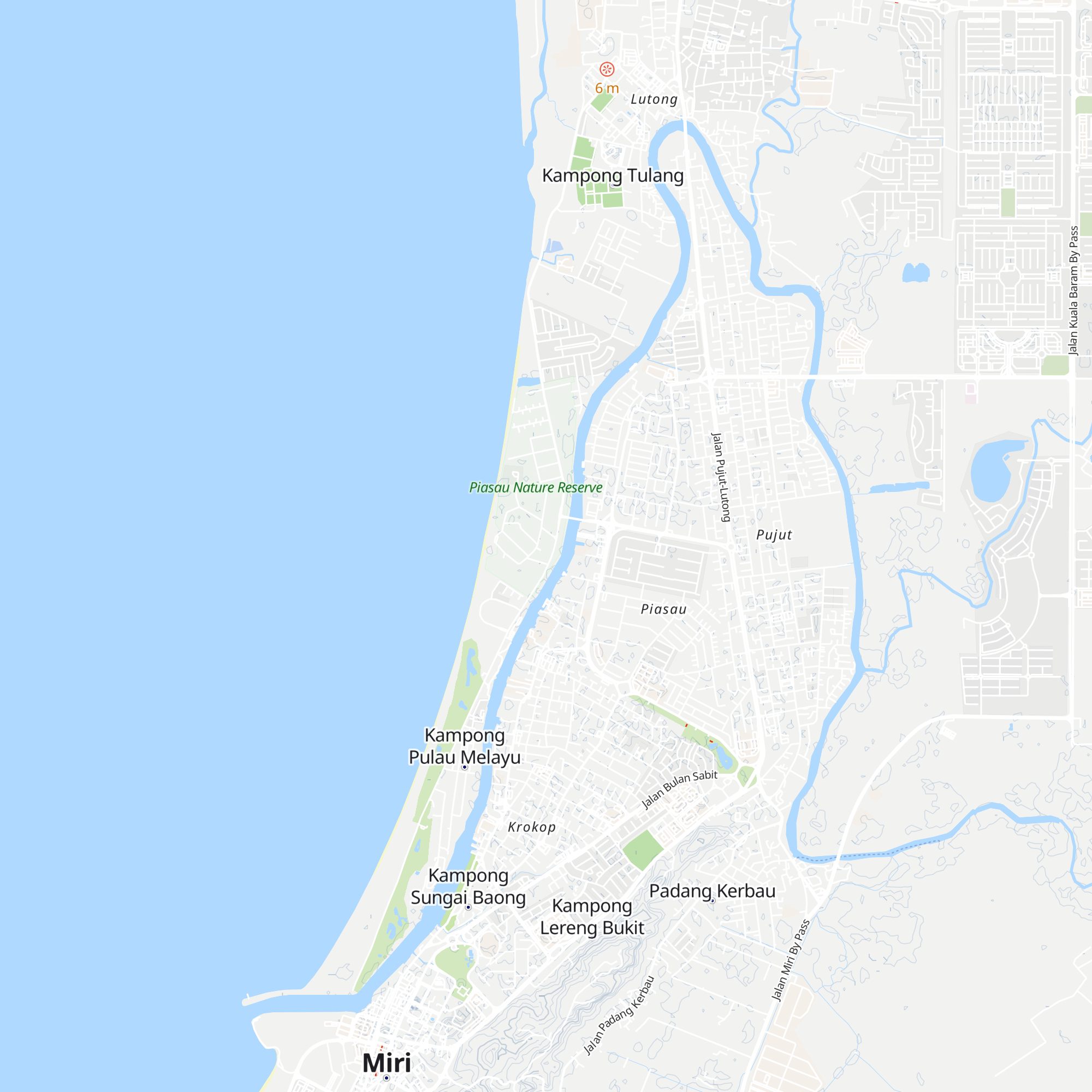 Piasau Nature Reserve Visitor Centre map