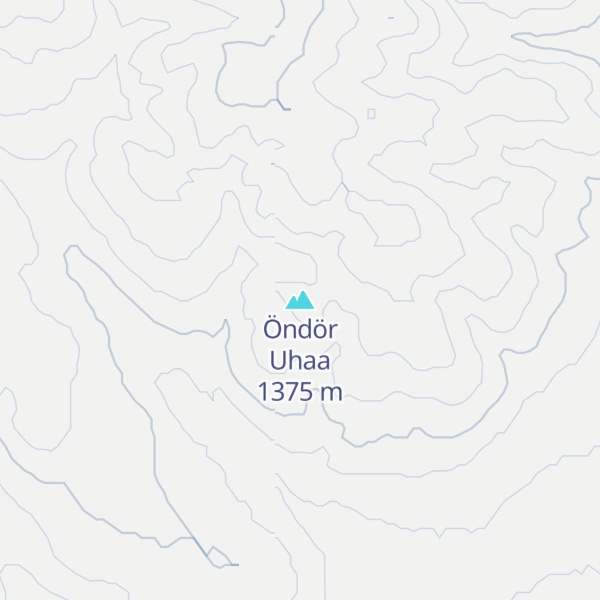 Map of Öndör Uhaa