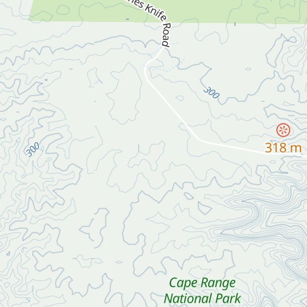 Map of Thomas Carter Lookout