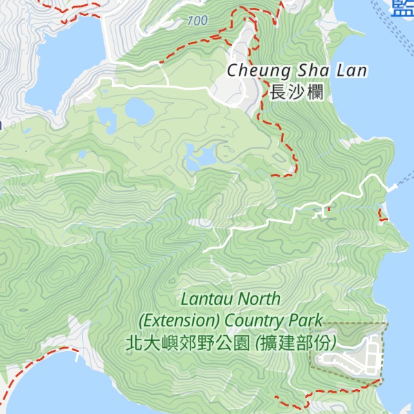 Map of Hung Shui Shan