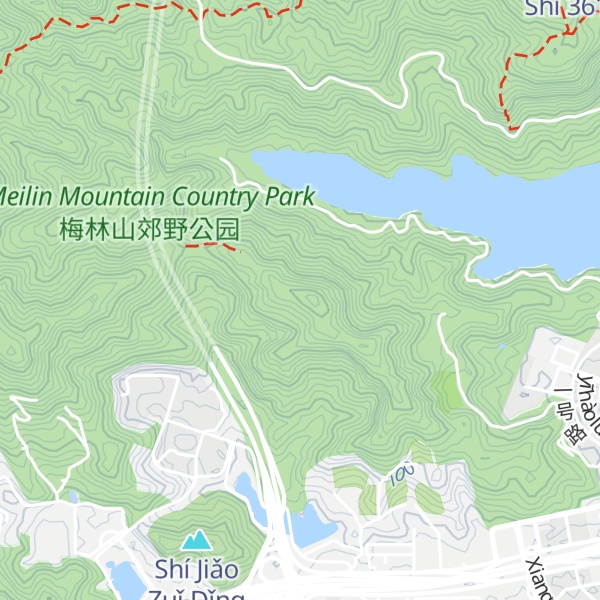 Map of Lóng Dǐng Shān