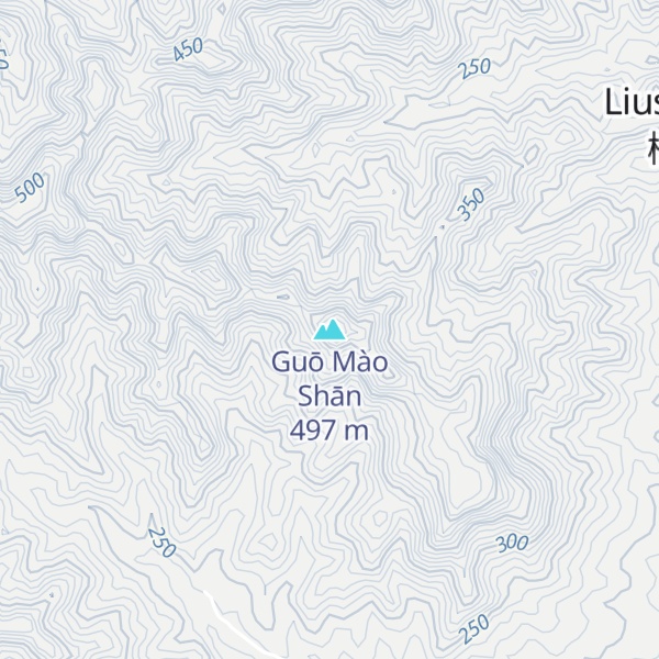 Map of Guō Mào Shān