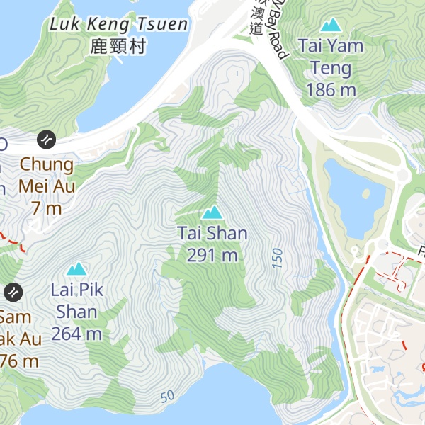 Map of Tai Shan