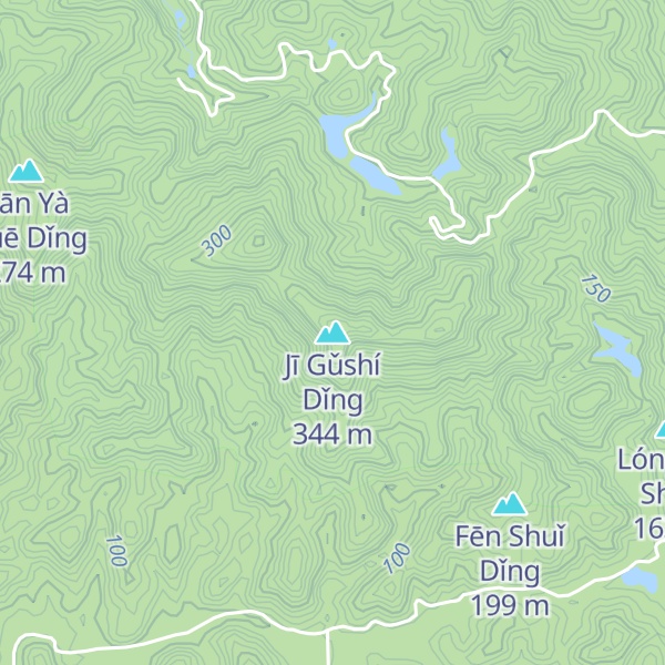 Map of Jī Gǔshí Dǐng