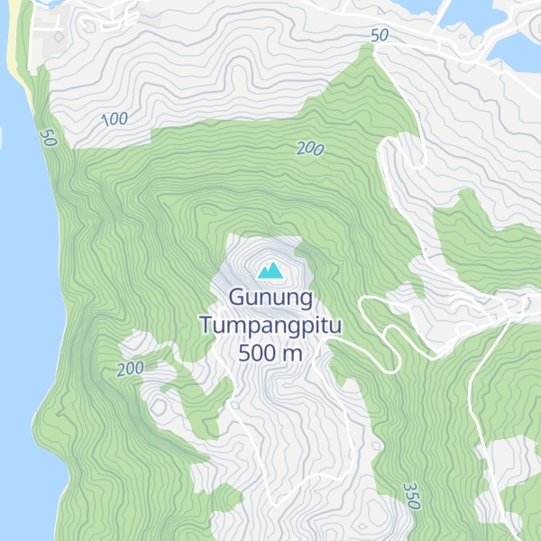 Map of Gunung Tumpangpitu