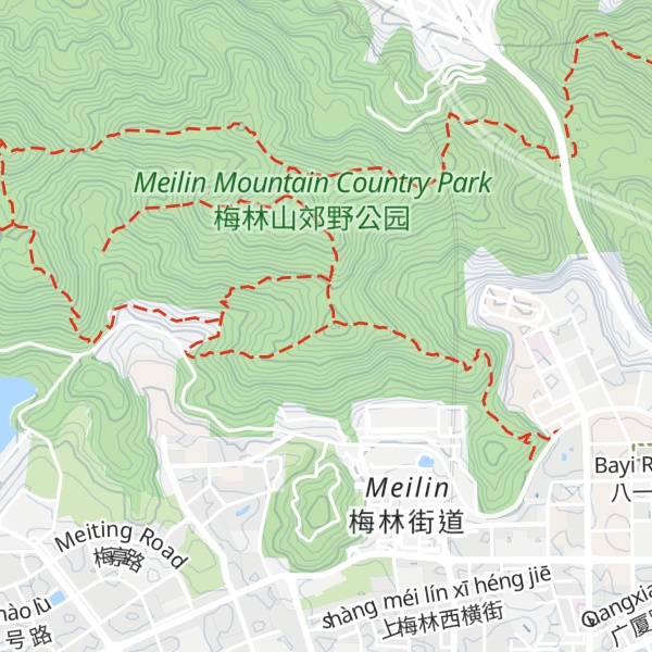 Map of Méi Lǐng Qīng Fēng