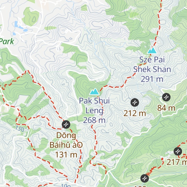 Map of Bái Shuǐ Lǐng