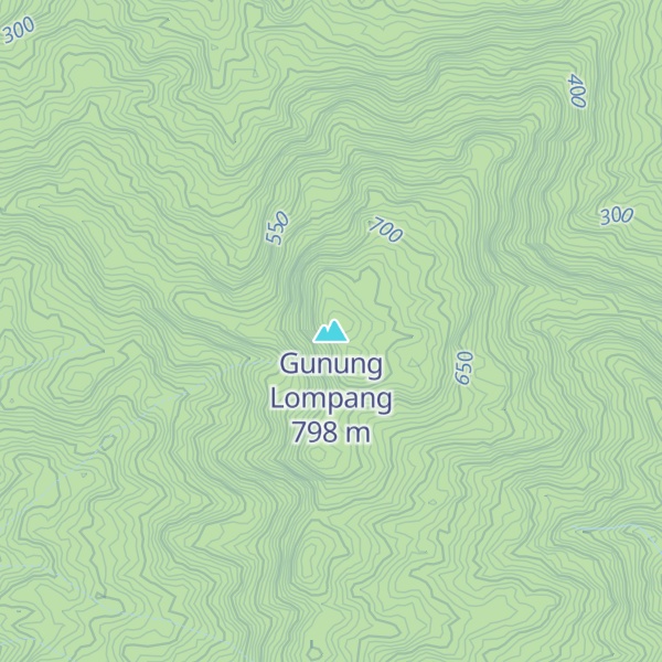 Map of Gunung Lompang