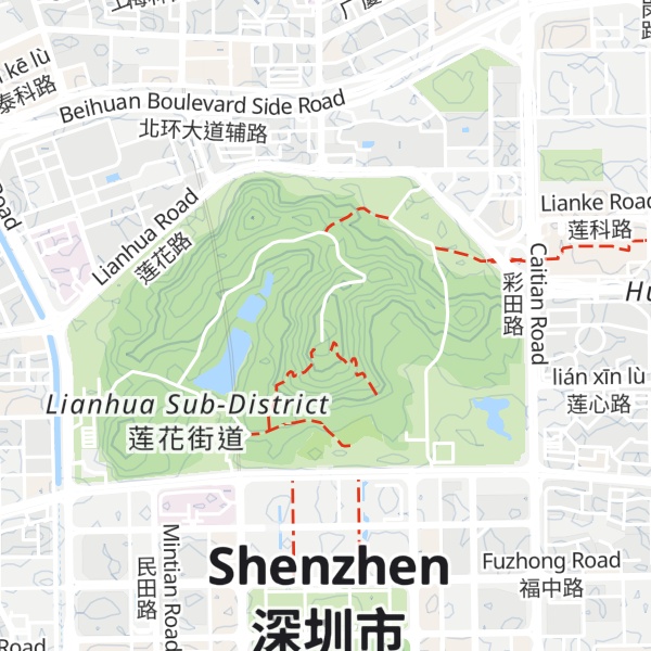 Map of Lotus Hill