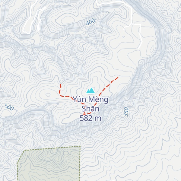 Map of Yún Mèng Shān