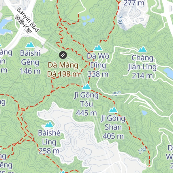 Map of Jī Gōng Tóu