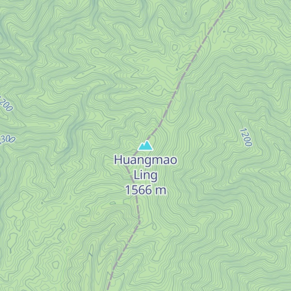 Map of Huangmao Ling