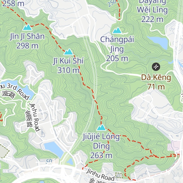 Map of Bái Máng Lǐng