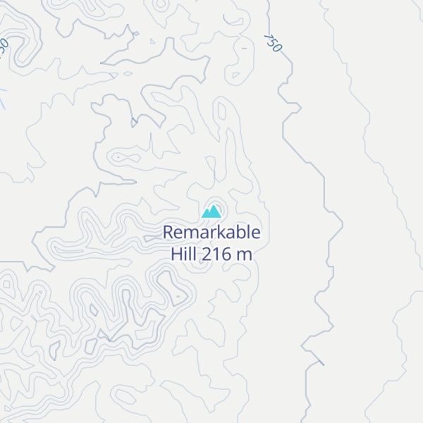 Map of Remarkable Hill