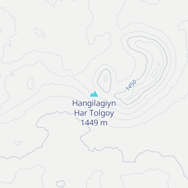 Map of Hangilagiyn Har Tolgoy