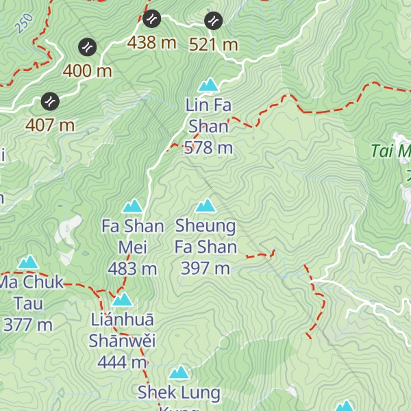 Map of Sheung Fa Shan
