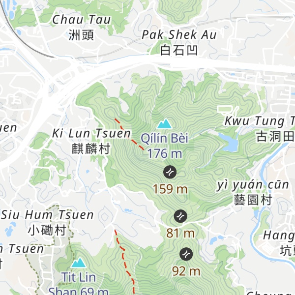Map of Ki Lun Shan