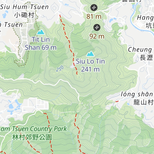 Map of Ngau Tam Shan