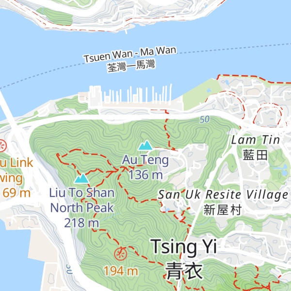 Map of Au Teng