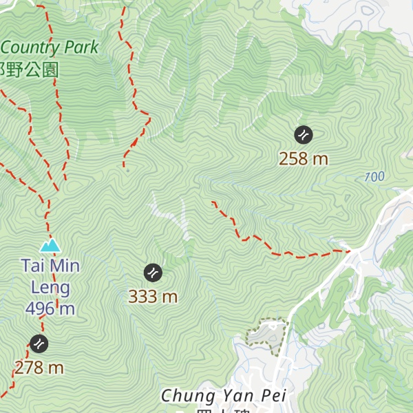 Map of Jiāo Línshān