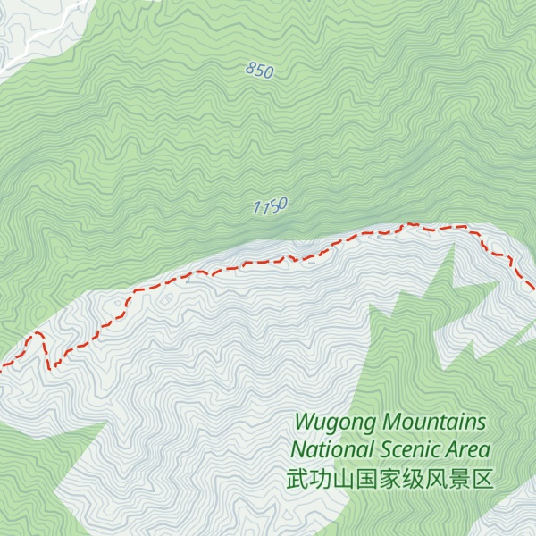 Map of Báishā Duàn