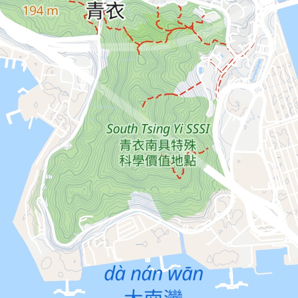 Map of Sam Chi Heung South Peak