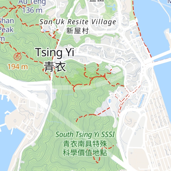 Map of Sai Shan