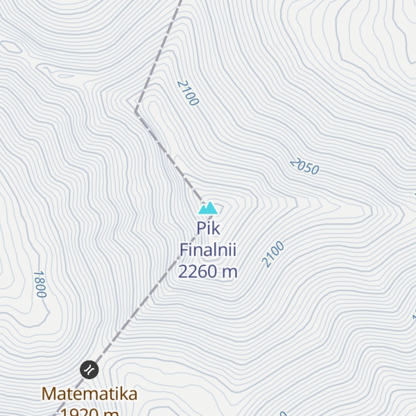 Map of Pik Finalnii