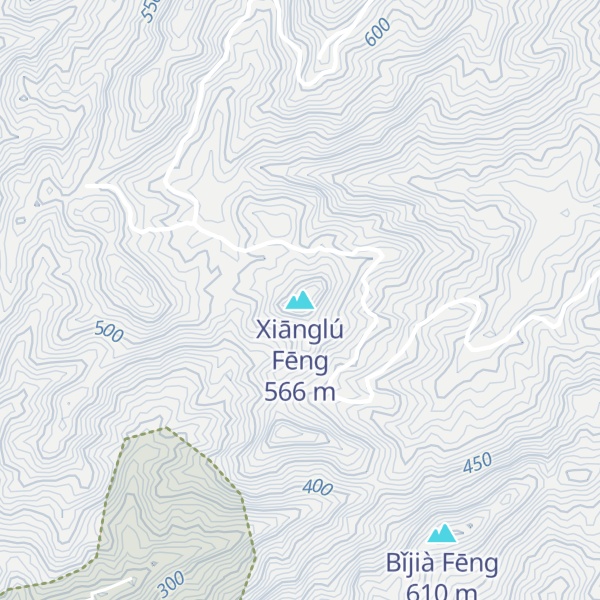 Map of Xiānglú Fēng
