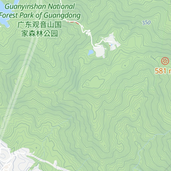 Map of Guanyinshan