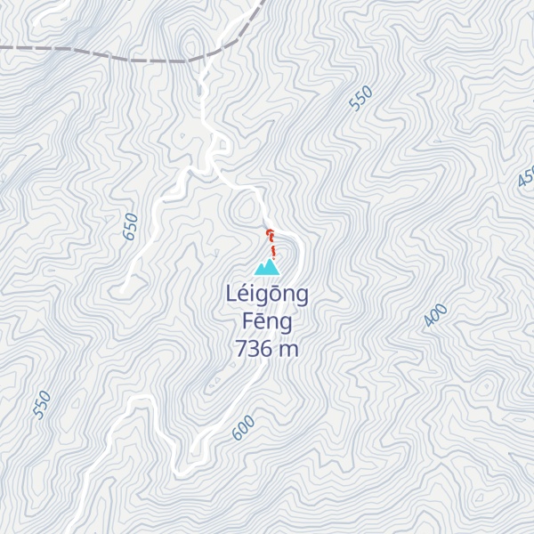 Map of Léigōng Fēng