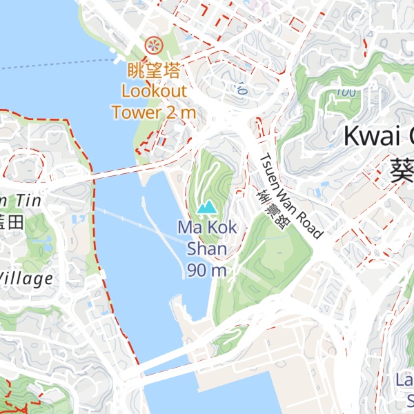 Map of Ma Kok Shan