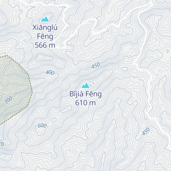 Map of Bǐjià Fēng