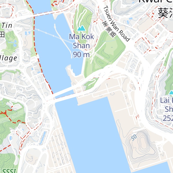 Map of Tsing Chau Teng