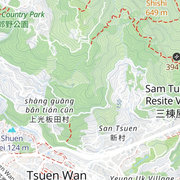 Map of Fu Yung Shan