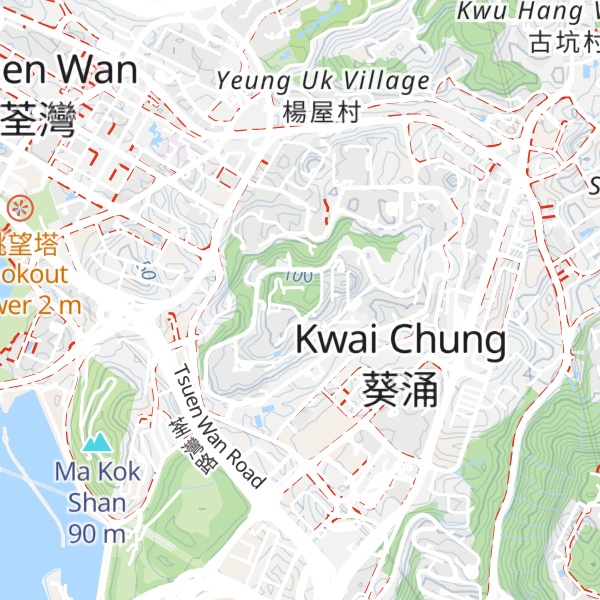 Map of Wang Wo Hill