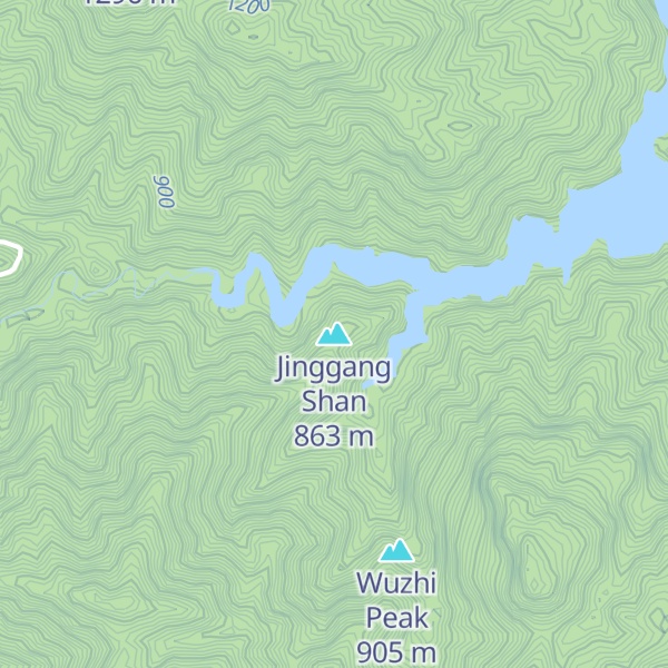 Map of Jinggang Shan