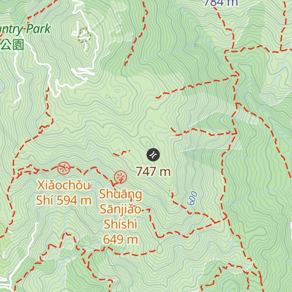 Map of Wo Yang Shan