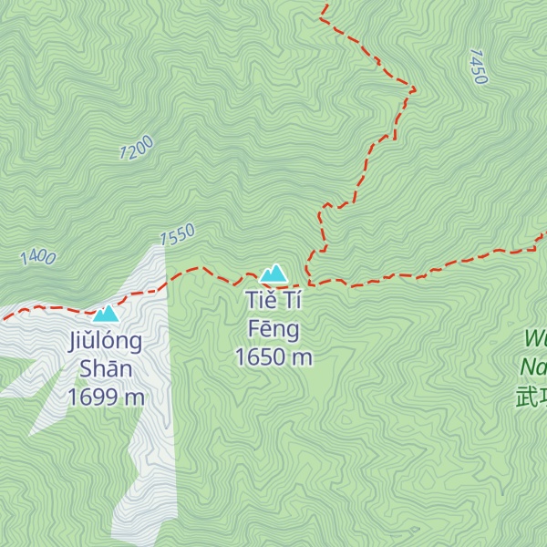Map of Tiě Tí Fēng
