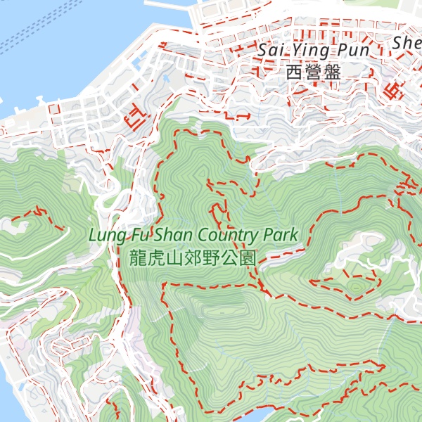 Map of Lung Fu Shan