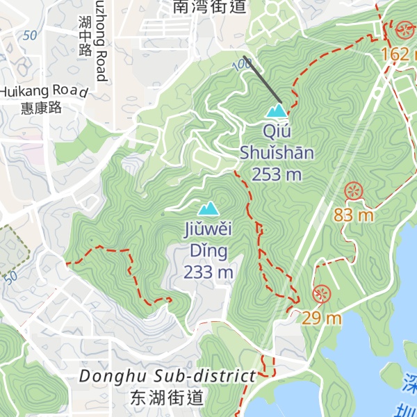Map of Jiǔwěi Dǐng