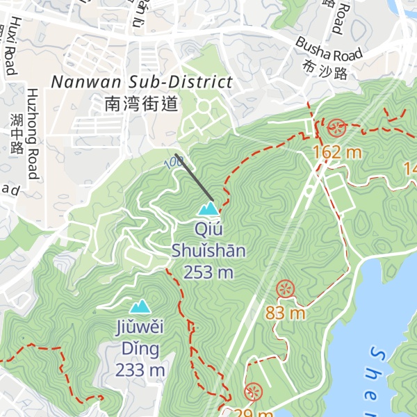 Map of Qiú Shuǐshān